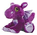 Dreamy Eyes Flame 10 Plush Purple Dragon by Aurora by Aurora