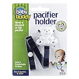 Baby Buddy ベビー バディ ホワイトベア マルチクリップ シングル おしゃぶりホルダー ネイビー