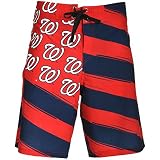 Washington Nationals公式MLB DiagonalフラグBoardshort – メンズXXL