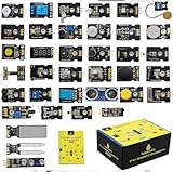 KEYESTUDIO 37 in1センサーキット37センサーモジュール for Arduino Raspberry Piプログラミングプロジェクト用スターターキット、電子部品STEM教育セットキッズティーンアダルト+チュートリアル
