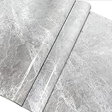 壁紙シール リメイクシート 大理石 シート 防水 防油 防汚 耐熱 キッチン はがせる 壁紙(BZDLS-幅60cm×長さ10m-グレー)