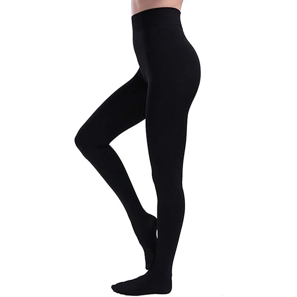 Winter Warm Leggings Women'S Thermal Pants Polar Pantyhose Sock Lined