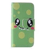 Zeebox iPhone SE 手帳型 ケース カバー [生涯補償付き] 高品質 落下防止 保護カバー カード収納 スタンド機能 マグネット式 Apple iPhoneSE 対応 (グリーン)