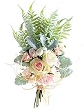 (ラボーグ)La Vogue ウェディング ブーケ バラ 造花 花束 イミテーション ドライフラワー 結婚式 花嫁 プロポーズ お祝い インテリア 飾り 壁掛け