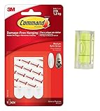 コマンドRefillストリップ、M、ホワイト、9-strips withバブルレベル測定ツール