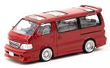 ターマックワークス 1/64 トヨタ ハイエース 100系 カスタム レッド Tarmac Works Hiace ミニカー [並行輸入品]