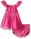 Juicy Coutureベビー女の子スイスドットシフォンドレスwithポプリンPanty カラー: ピンク