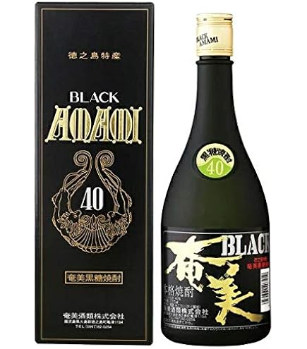 Amazon.co.jp: 奄美酒類 奄美ブラック 黒糖 40度 [ 焼酎 鹿児島県