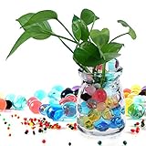 PChero YouTube大人気 水で膨らむ 水晶泥 ぷよぷよボール カラフルジェリーボール 観葉植物 水耕栽培 培養土類 景品玩具 ガーデニング お祭り 縁日 お祝い (100g × 2袋)