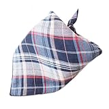 ベビー　赤ちゃん　綿100％　よだれかけ　キッズ　女の子　男の子　ブルー+レッド