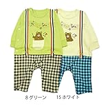 【SiShuNon/シシュノン】メロディークマクンカバーオール ベビー キッズ メロディー クマ カバーオール 70 8 グリーン