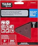 Task Tools SHD58280-4 280 Grit Signature Heavy Duty Hook and Loop Sanding Disc (4 Pack), 5" [並行輸入品]