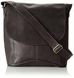 David King & Co 188C Vertical Simple Messenger- Cafe