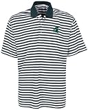 NCAA Michigan State Spartansメンズバーストライプポロ、ハンター、ミディアム