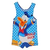 ディズニー【Disney】 男の子ワンピース型マチ付き水着 (80cm, ドナルド（72）)