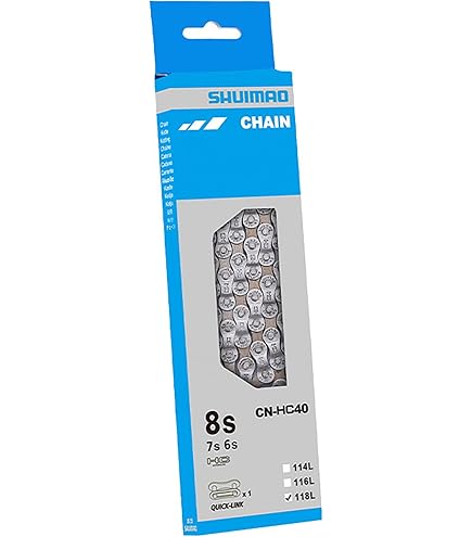 Amazon.co.jp: シマノ(SHIMANO) チェーン(8/7/6スピード) CN-HG40