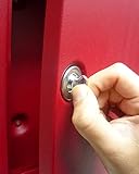 Penne(ペンネ) ポスト 郵便受け おしゃれ スティーリーポスト 【ポスト：ボルドー】 【レバー：シルバー】