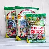 きれいな鉢底石6リットル入り＆特選有機花ごころ培養土12リットル2袋　セット ノーブランド品