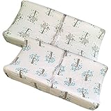 Seben Baby Changing Pad Covers - 2 Pack - 100% Cotton - Suitable for Standard 16 x 32 Changing Pad -
