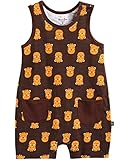 [Vaenait Baby]100%綿ベビー服ロンパースつなぎ肌着カバーオールフード付き Bodysuit Coolcool Tiger L