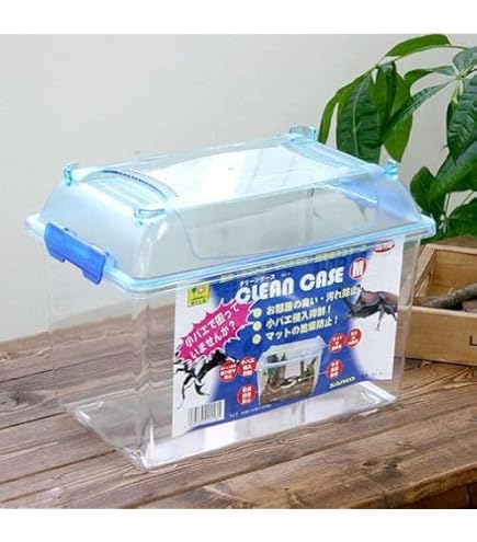 シーラケース　コバエシャッター 昆虫飼育ケース sanko クリーンケースセット 飼育ケース コバエシャッター ラージ クリア 透明 シーラケース