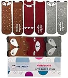 Baby Girl Knee High Socks Non Slip Toddler Sock 8-24 Months Anti Skid Walker Gift Set Best Gifts For