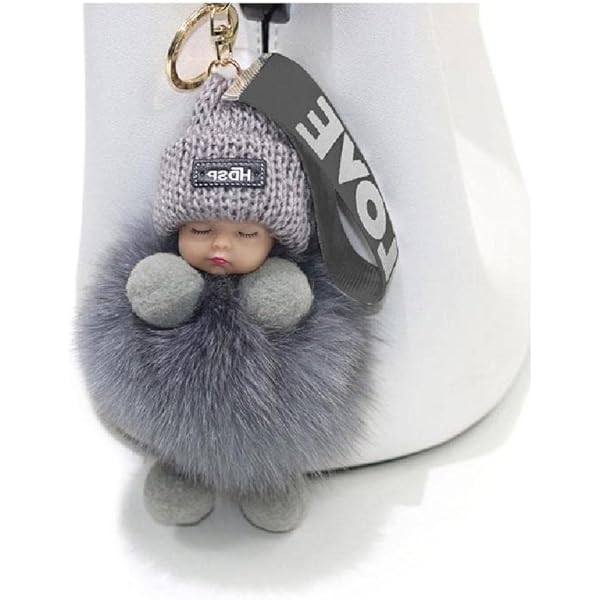Amazon.co.jp: かわいい寝ている赤ちゃんのキーホルダー装飾