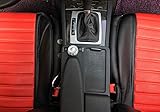 Lovoski 耐久性　合成皮革+中空綿製　パッド カーシート 隙間落ち防止 クッション 小物類の落下防止 車 シート 落下 座席 隙間 防止　便利