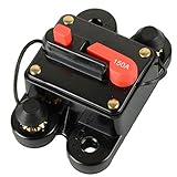 Y-SOLAR 12V 24V 60A 80A 100A 150A 200A 250A 300A DCホームソーラーシステム防水回路ブレーカリセットヒューズインバータ (150)