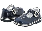 [キッドエクスプレス] Kid Express Molly (Toddler/Little Kid/Big Kid) フラットシューズ Navy Burnished Leather 33 (US 2-
