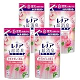 【まとめ買い】P&G レノア 超消臭1WEEK 柔軟剤 やさしく香る超消臭 フローラル&ピーチの香り 詰め替え 340ml (4)