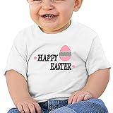 クール ボーイとガール イースター 復活祭 ポスター Ｔシャツ 100%棉 White Size 24 Months