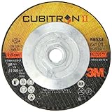 3M Cubitron II Cut-Off Wheel T27 Quick Change, Ceramic Grain, 4-1/2 Diameter x 1/8 Width, 36 Grit, 5