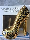 ゴールドLeopard Shoe Coin Bank