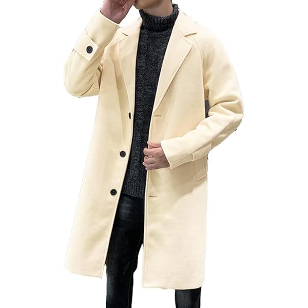 Amazon | [JHIJSC] コート ロング メンズ ジャケット チェスターコート