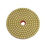 uxcell ダイヤモンド研磨パッド　レジン製レッド　大理石製コンクリートストーンパッド　100mm径研磨パッド