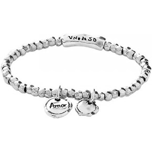 UNOde50 ブレスレット　シルバー Bangle bracelet with a shackle shaped clasp | UNOde50 United