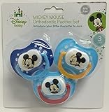 Mickey Mouse Orthodontic Pacifier Set by Disney [並行輸入品]