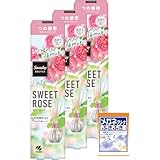 サワデー 【まとめ買い】香るスティック ラ・ブーケ スウィートローズ 日比谷花壇セレクト 天然香料配合 ルームフレグランス 70ml ×3個(おまけ付き) 【Amazon.co.jp限定】