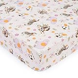 CoCaLo Jacana Fitted Sheet - Pink Allover Print by Cocalo