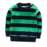 男女兼用　おしゃれ　縞模様　秋冬　厚手　裏起毛　防寒　長袖　スウェット/コート/アウター/上着/ジャケット/ジャンパー/パーカー　ベビー服　女の子　赤ちゃん服　幼児　子供服　男の子 長袖　4サイズ　キ