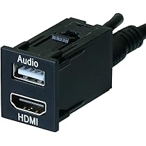 ディスプレイオーディオ ダイハツ純正　電源ユニット　スイッチホール　付き　USB Amazon.co.jp: トヨタ ダイハツ 日産 対応 スイッチホール USB