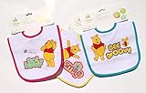 Winnie-the-Pooh PEVA Lined Baby Bib - Smile, Bee Groovy & Got Hunny? by Winnie the Pooh