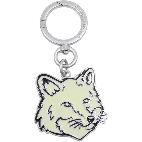 Amazon.co.jp: Maison Kitsune メゾンキツネ Bold Fox Head Keyring