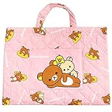 リラックマ レッスンバッグ ジュニアバッグ キルティング サブバッグ コリラックマ Rilakkuma fo-k-4501 ピンク