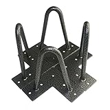 DIY 　ベッド　箪笥　ソファー用　アイアン鉄脚　テーブル脚　6インチ　ブラックシルバー　4本入り