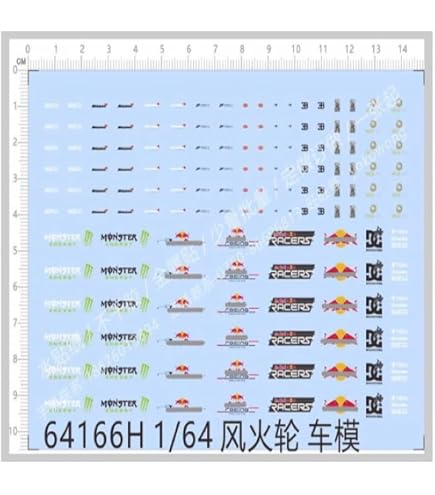 Amazon.co.jp: 1/64 ミニカー用 スポンサーデカール シール ステッカー