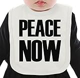 PEACE NOW ネクタイを有する有機ビブ Medium