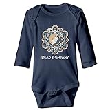 かわいい 男の子と女の子 バンド デッド カンパニー Tシャツ 体に合う Navy Size 24 Months