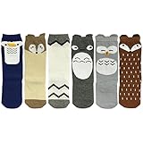 アリードリュー動物園楽しい動物チューブソックス幼児用チューブソックス& Childrenチューブソックス( 6ペア)